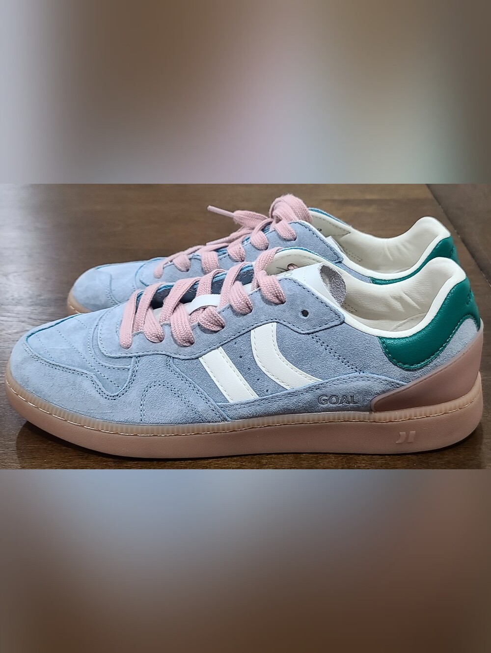 Coolway Goal Blue Jay Suede Athletic Sneakers